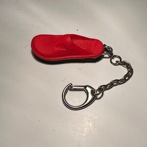 Alegria Red Flip Flop Keychain- 2”
